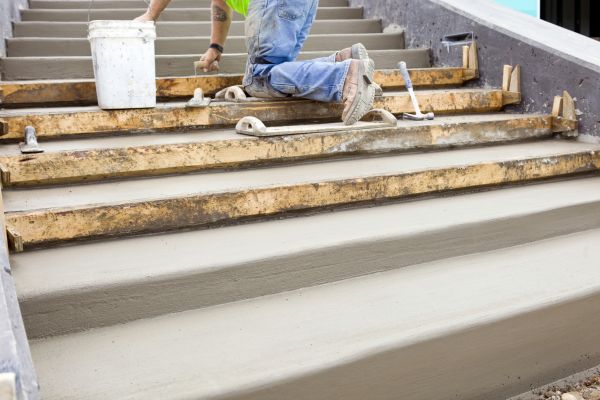 Concrete Steps Pouring in New Lenox
