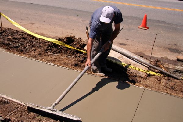 Sidewalk Cementing in New Lenox