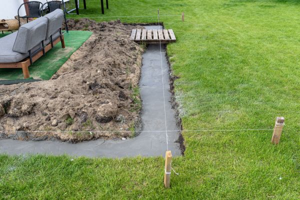 Cement Footer Installation in New Lenox