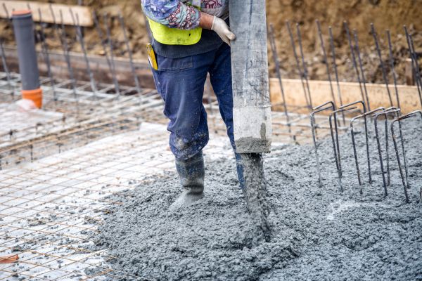 Cabin Foundation Pouring in New Lenox